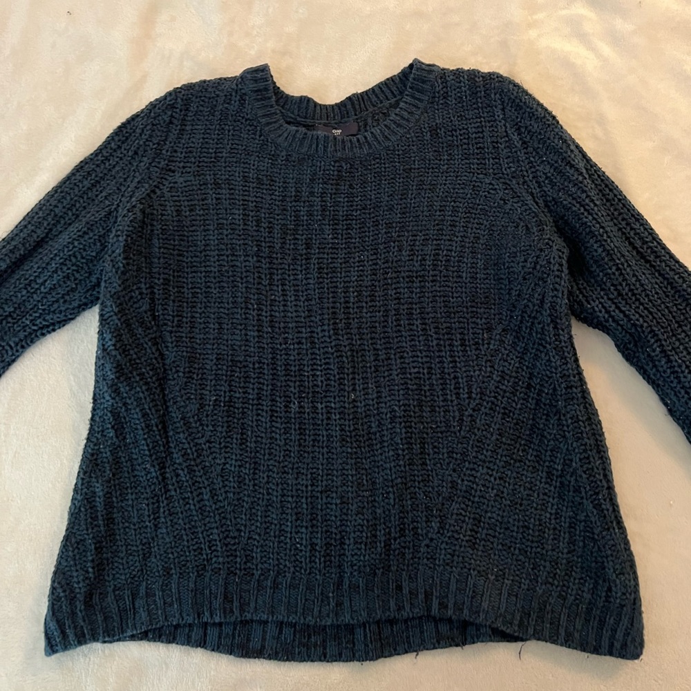 Women’s Navy Blue Knit Sweater